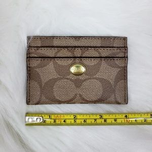 NWOT Coach card holder